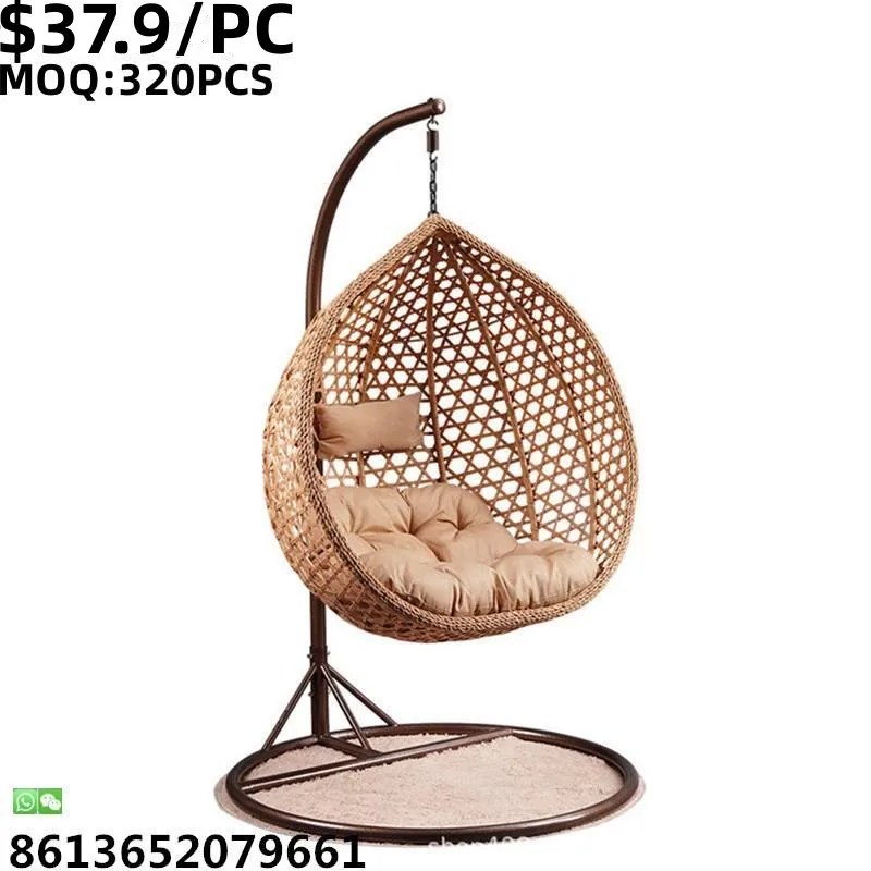 TSF wholesale rattan swing furniture wicker patio hanging chair