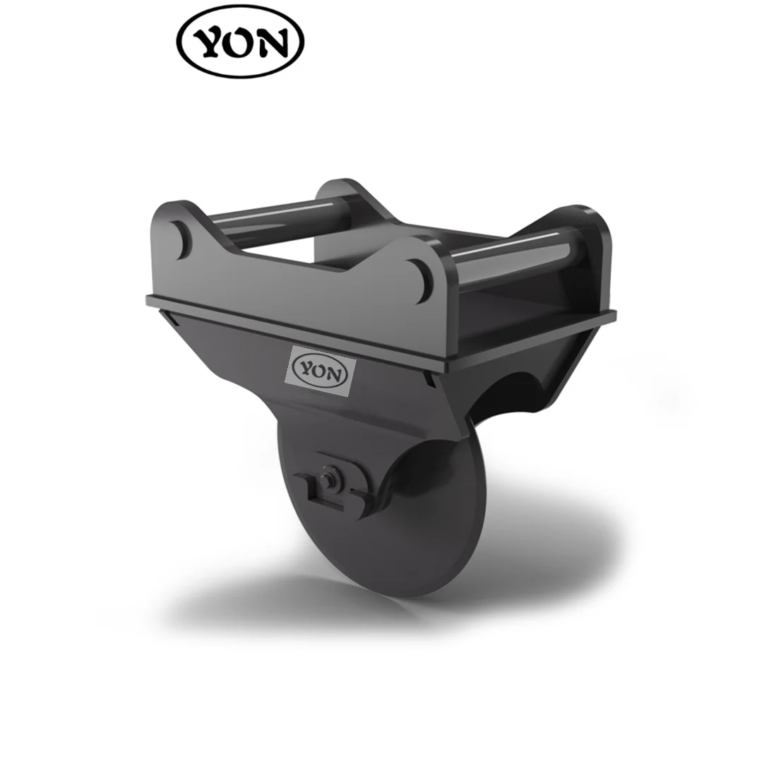 YON attachment Excavator mounted Asphalt Cutter 400mm diameter without mounting plate