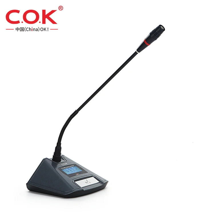 Noise cancelling Aluminum  8 Channels Uhf cordless mics Microphone professional wireless gooseneck microphone