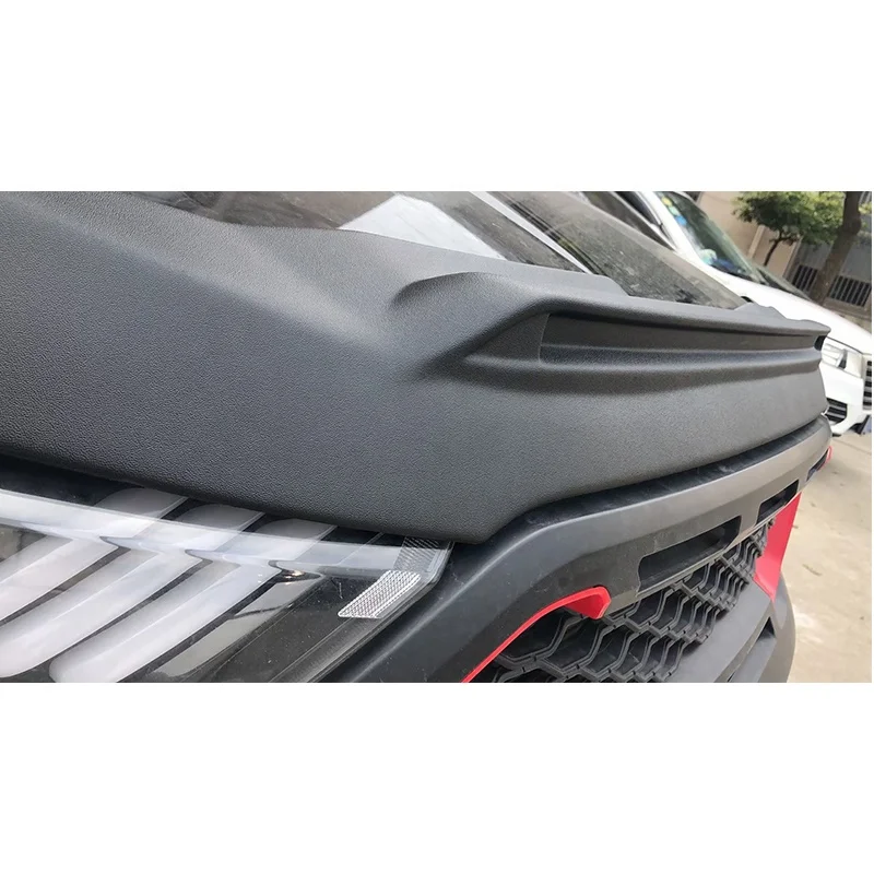 New Engine Cover Bonnet Guard With LED Light Bonnet Protector for Toyota Hilux Revo Rocco 2020+