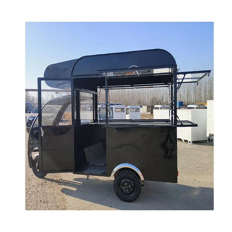 Электрический tuk Tuk 3 колеса Ape кофе бар еда грузовик барбекю мотоцикл трехколесный шеф-повар прицеп