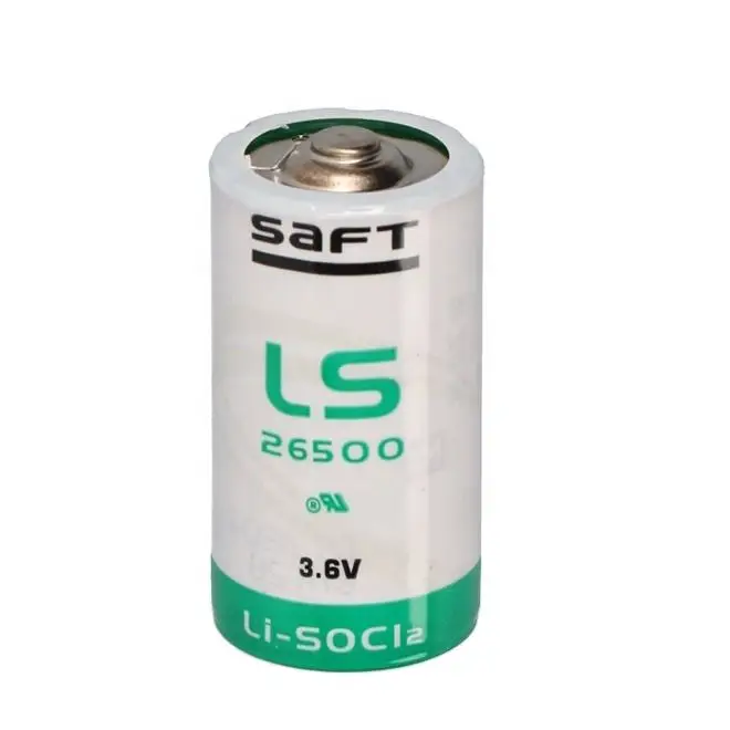 Authentic SAFT LS26500 3.6V C Size 7.7Ah Lithium Primary Li-SOCl2 Batteries for Consumer Electronics