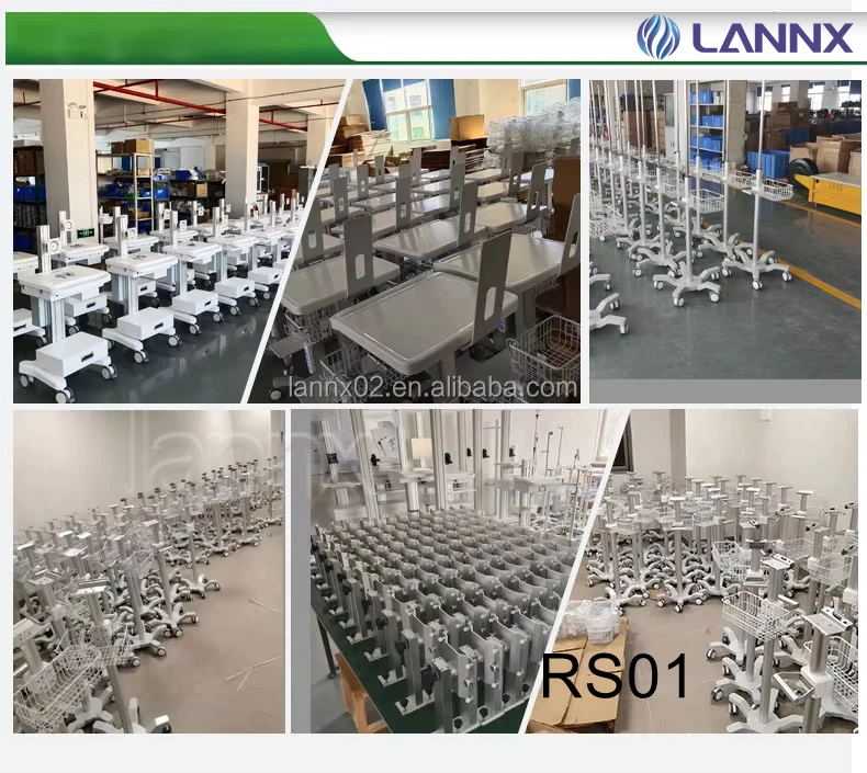 LANNX RS01 High Quality Medical Dental Unit Trolley Carts Emergency monitoring equipment Trolley Hospital Mobile Cart