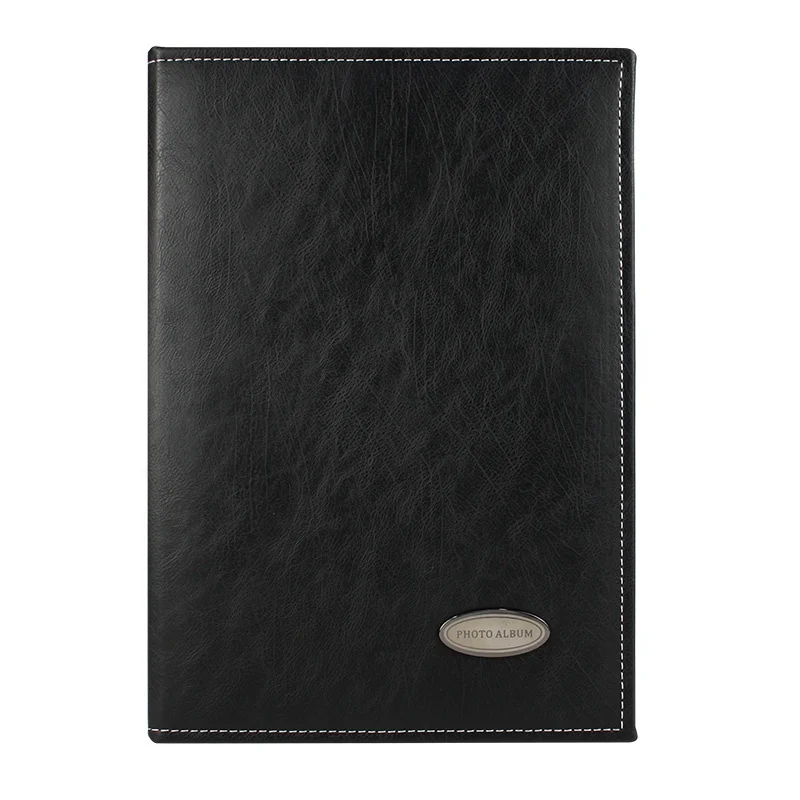 Leather cover PP pocket photo album 300 pockets slip in 4x6 photo albums
