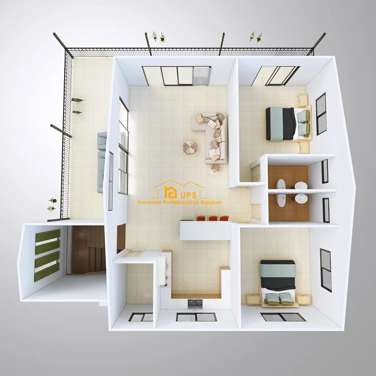 China new design beach house china prefabricated foam cement other hotel room