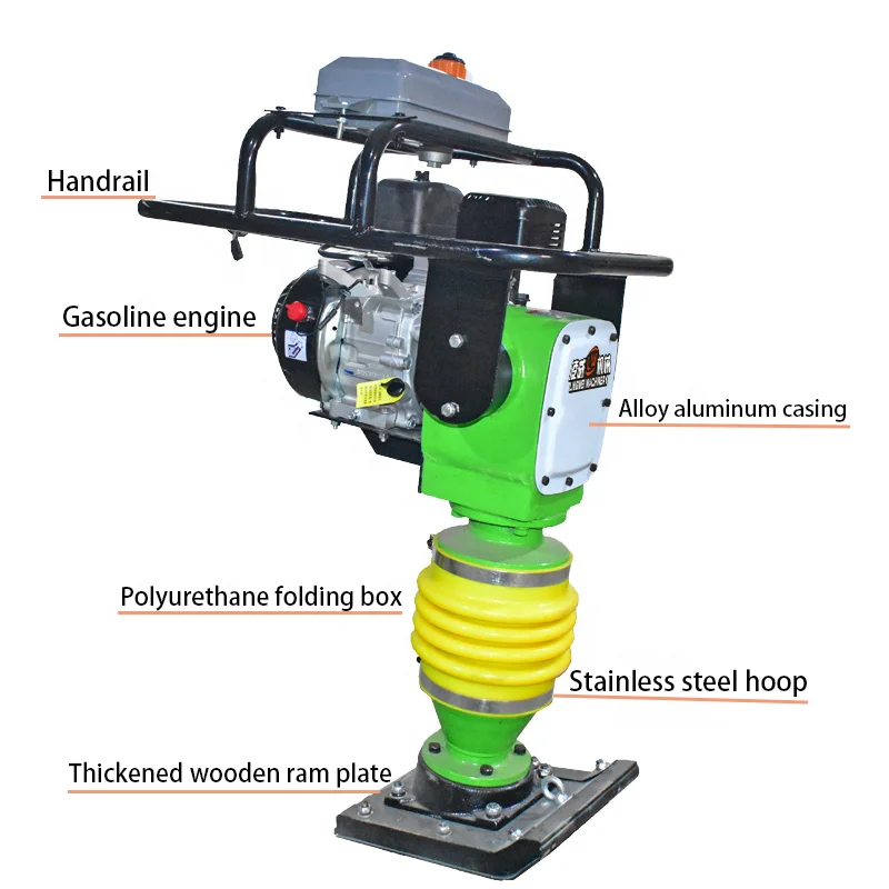 Vibratory Rammer Compactor Price construction machinery equipment concrete tools handheld tamping rammer machine