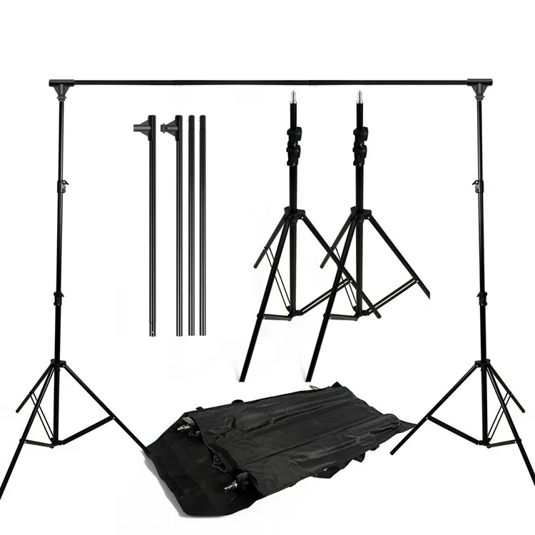 Регулируемая система поддержки фона для фото-и видеостудий, фотосъемка, фотография, 2*3, комплект подставки из нетканого материала
