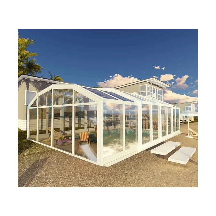 
High Quality Waterproof Winter Glass Safety Swimming Pool Cover 
