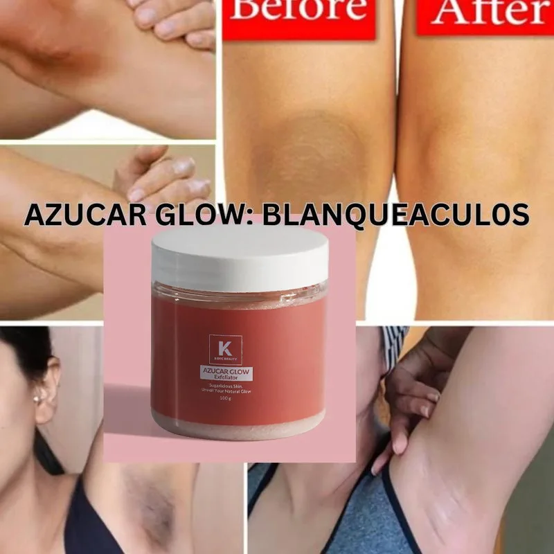 Azucar Glow Sugar Scrub Natural Facial Sugar Cream Scrub Moisturizing Deep Cleansing Facial Exfoliator