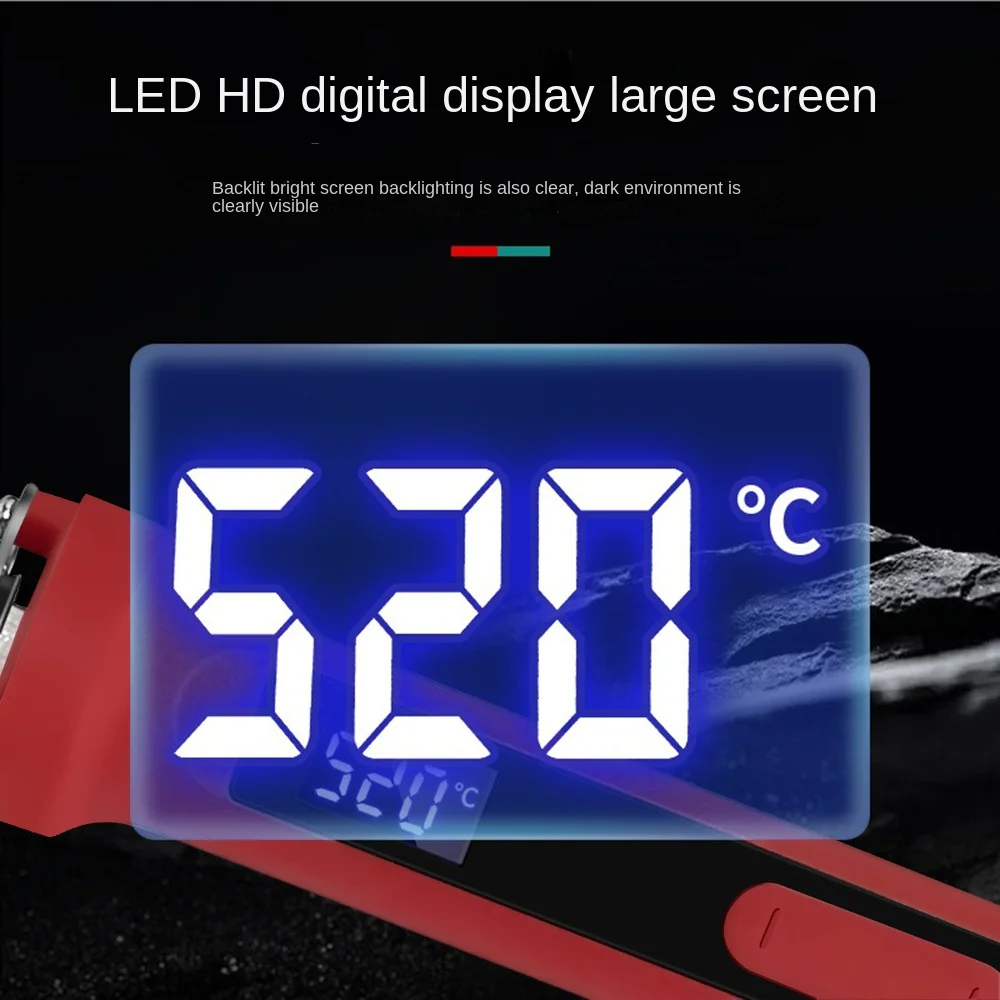 100W Digital Display Electric Soldering Iron Adjustable Temperature Constant Iron Internal Heating Household Iron Soldering