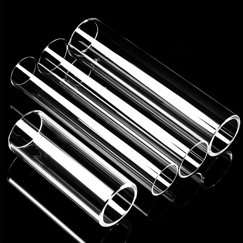 Heat Resistant Glass Tube High Temperature Clear Quartz Tube  High Purity Quartz Tube