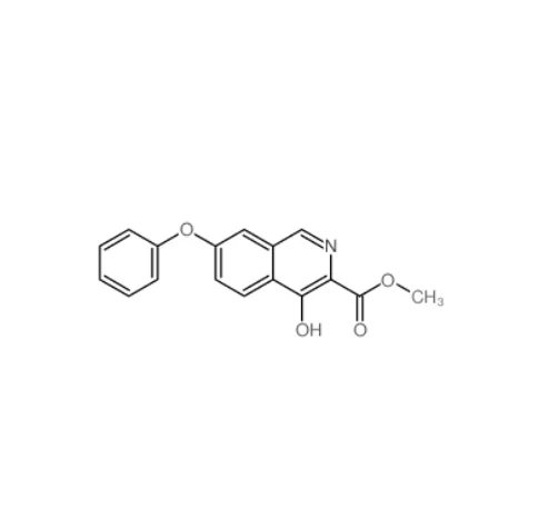 4-hydroxy-7-phenoxyisoquinoline-3-carboxylic сложный метиловый эфир CAS:1455091-10-7