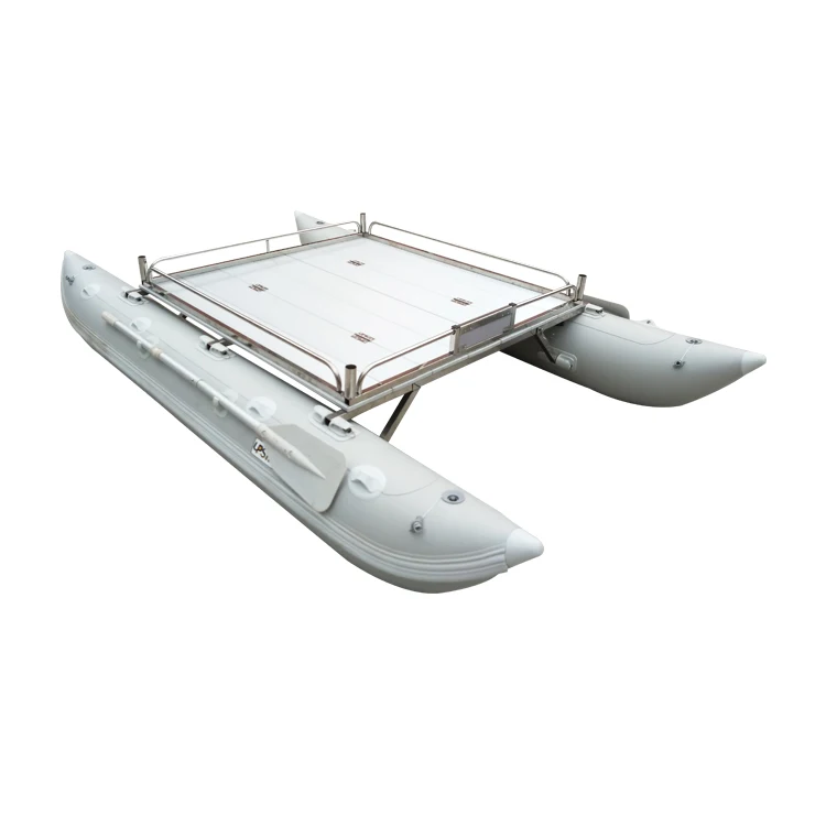 Hot Sale 1/2/4 Person Inflatable Catamaran Boat Fishing Boat