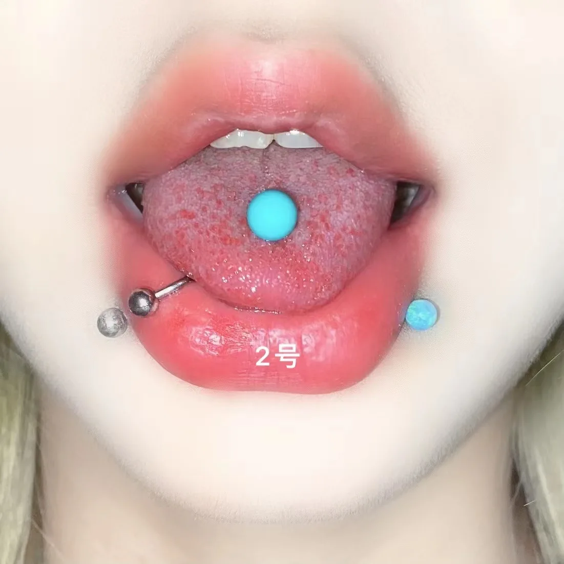European and American Body Piercing jewelry Spicy Girls Acrylic Tongue Nails and Rings