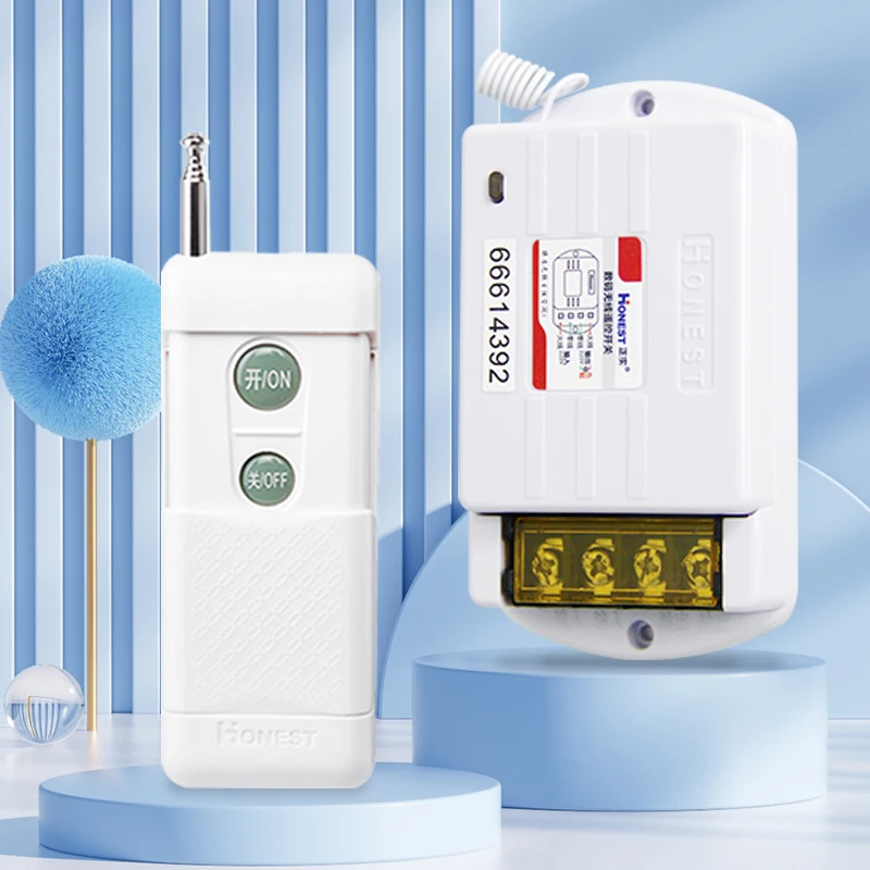 433MHz Wireless Remote Control Switches 2 Buttons Water Pump Control Switches Smart Lamp Remote Control Manufacturer
