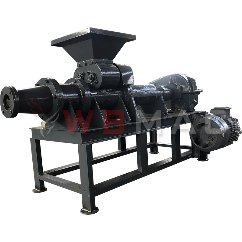 MB130 Popular Eco friendly energy saving equipment carbon powder moldingmachine charcoal briquette extruder