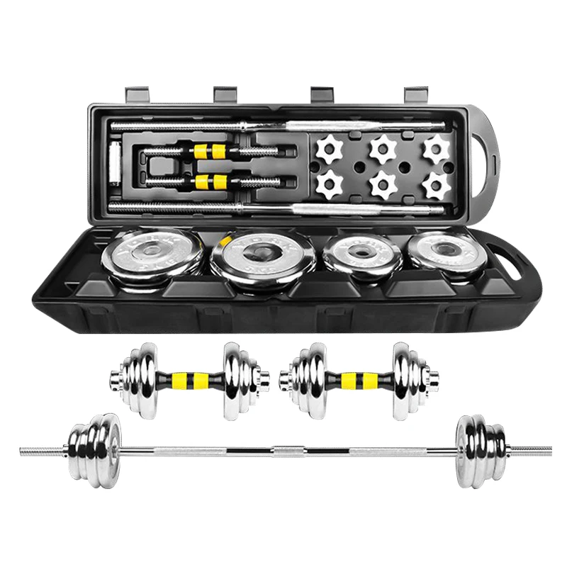 Weight Lifting Adjustable 50kg Fitness equipment dumbbell barbell set