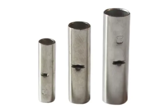 Gty Tinned Copper Straight Pipe Cable Nodes Through Copper Tube Terminal Copper Pair Nozzle Middle Joint Bare Tubular Lug