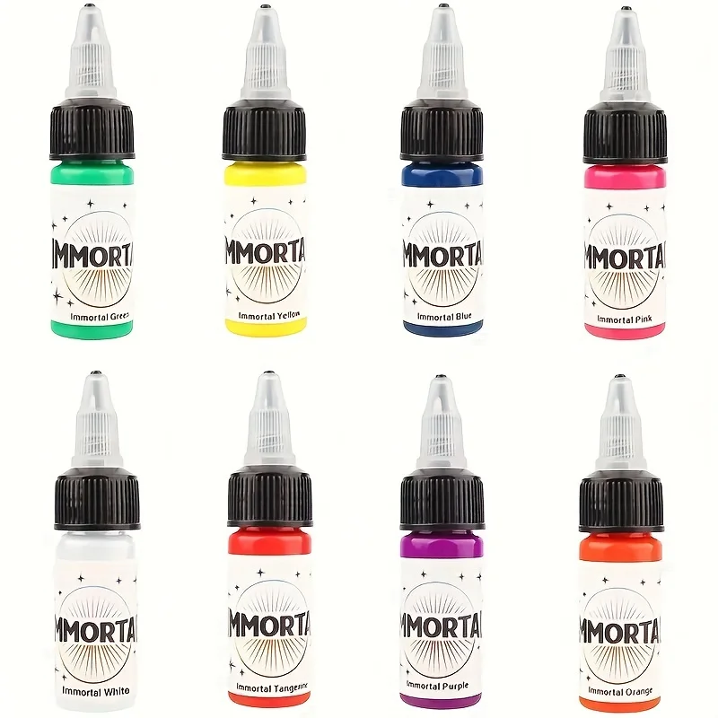 Factory Direct Supply Colorant Imported Natural Dry Faster Safe And Non- Toxic Fluorescent Tattoo Ink For Permanent Makeup