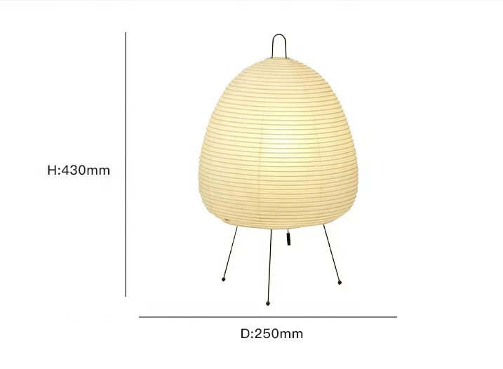 art rice paper lampshade tripod arch floor lamp simple home stay bedroom study stand table light