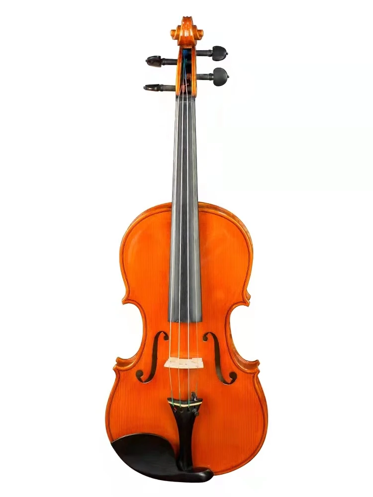 Professionally made handmade 4/4 solo violin for beginner players with violin case included
