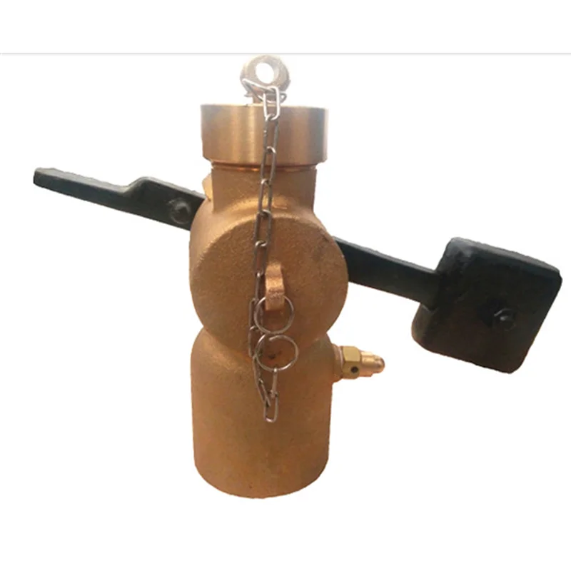 marine valve JIS Bronze Sounding Cock with 90 degree Lever and Weight