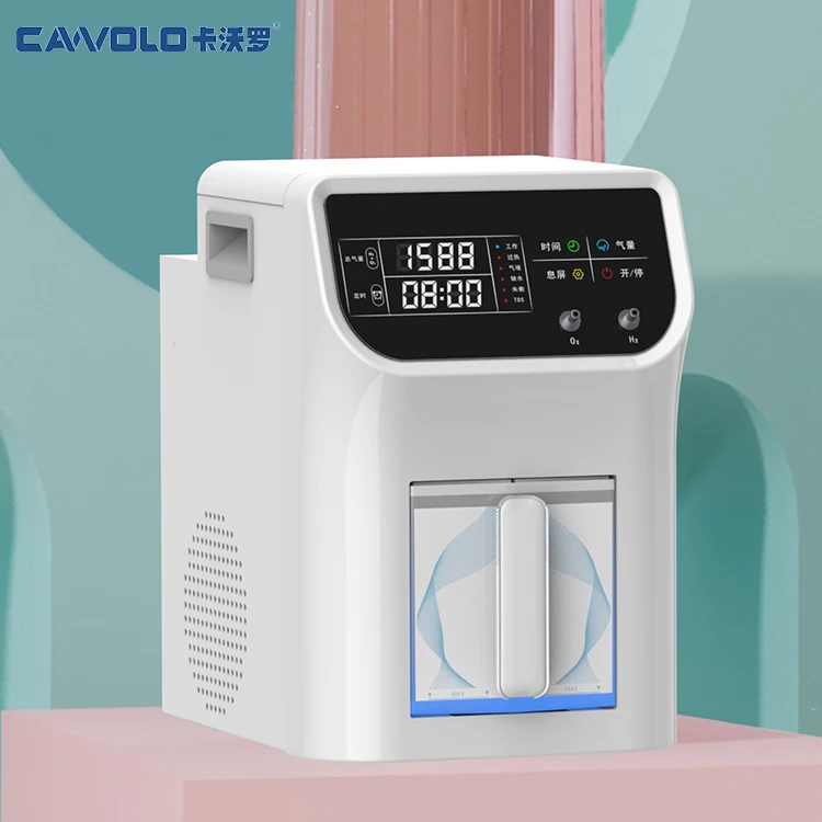 Hydrogen Inhalation Machine Breathing Portable 1000ml Hydrogen Generators PEM Hydrogen Inhaler hho Torch For Health 2024