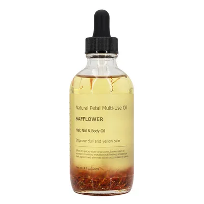 Rose Essential Oil for Face Body and Hair - Organic Blend of Apricot Vitamin E and Sweet Almond Oil Moisturizer 100% Pure