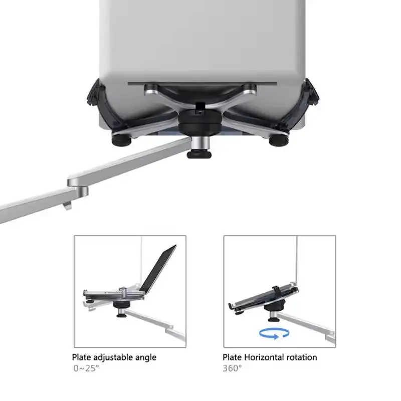 Adjustable height mobile phone foldable cellphone metal aluminium notebook riser stand portable tripod phone holder for stand