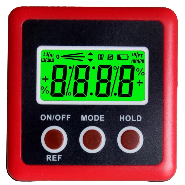 2022    Digital Level Digital Angle Gauge leve box with Clear LCD display