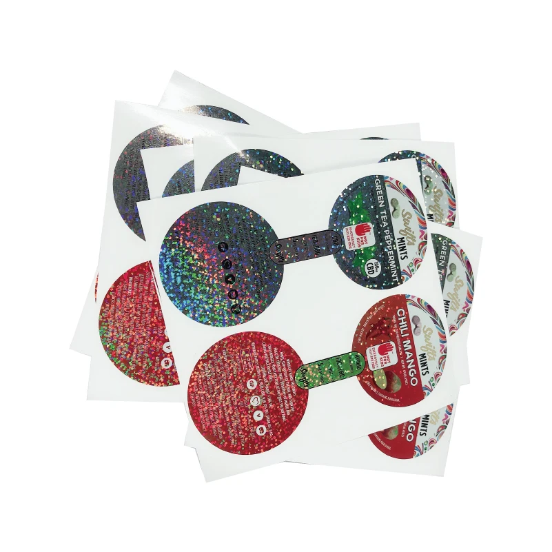 Custom Wholesale Full Color Self-Adhesive Stickers Waterproof Stickers For Packaging