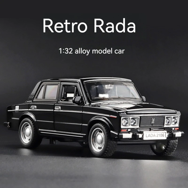 Модель автомобиля 1:32 Lada Niva со звуковым и легким откатом подвижные декоративные металлические модели игрушки