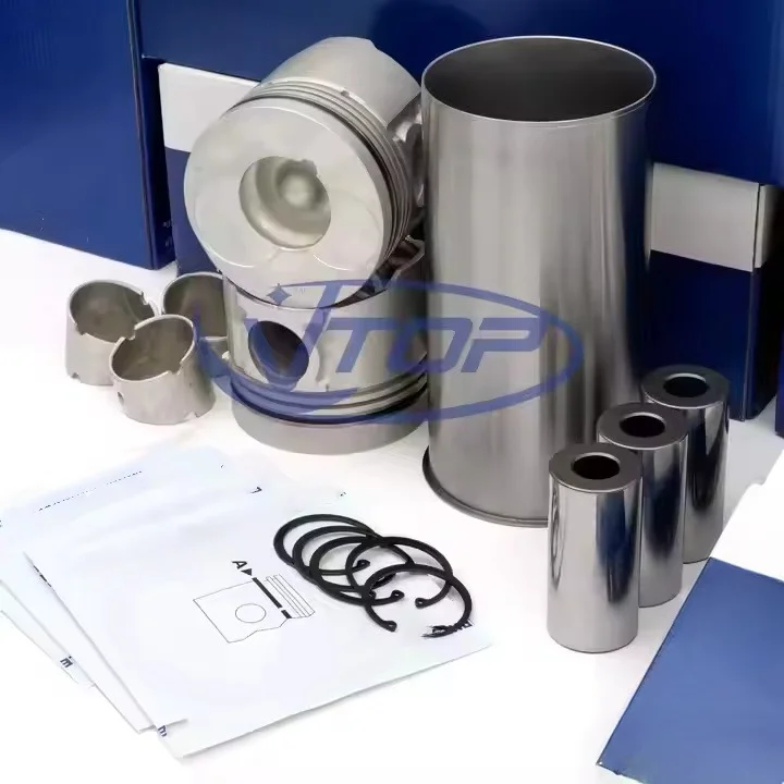 Excavator Engine Spare Parts Liner Kit for 4HK1 6HK1J05E J08E 4D95 6BG1 6HH1 J08C JCB444  QSB6.7 6BT5.9 Mahle  Piston Liner Kit