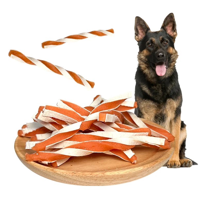 ODM/OEM горячие продукты сушеная куриная колбаса с высоким содержанием белка и низким жира снижение температуры корм для домашних животных закуски собак