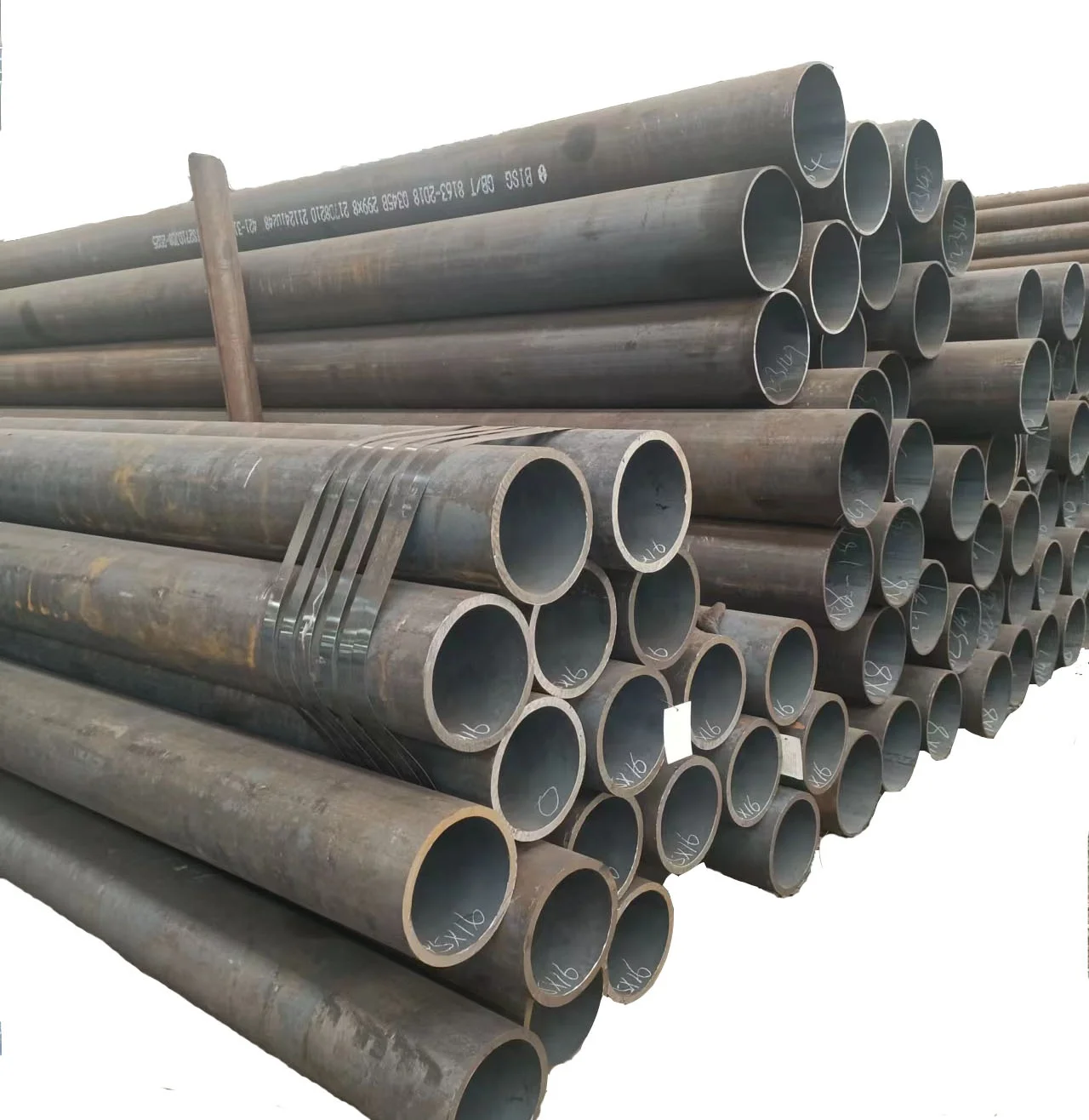 Wholesale Price A53 A106 A333 A335 Stpt42 G3456 St45 DN15  Seamless Carbon Steel Round Pipe For Construction Material