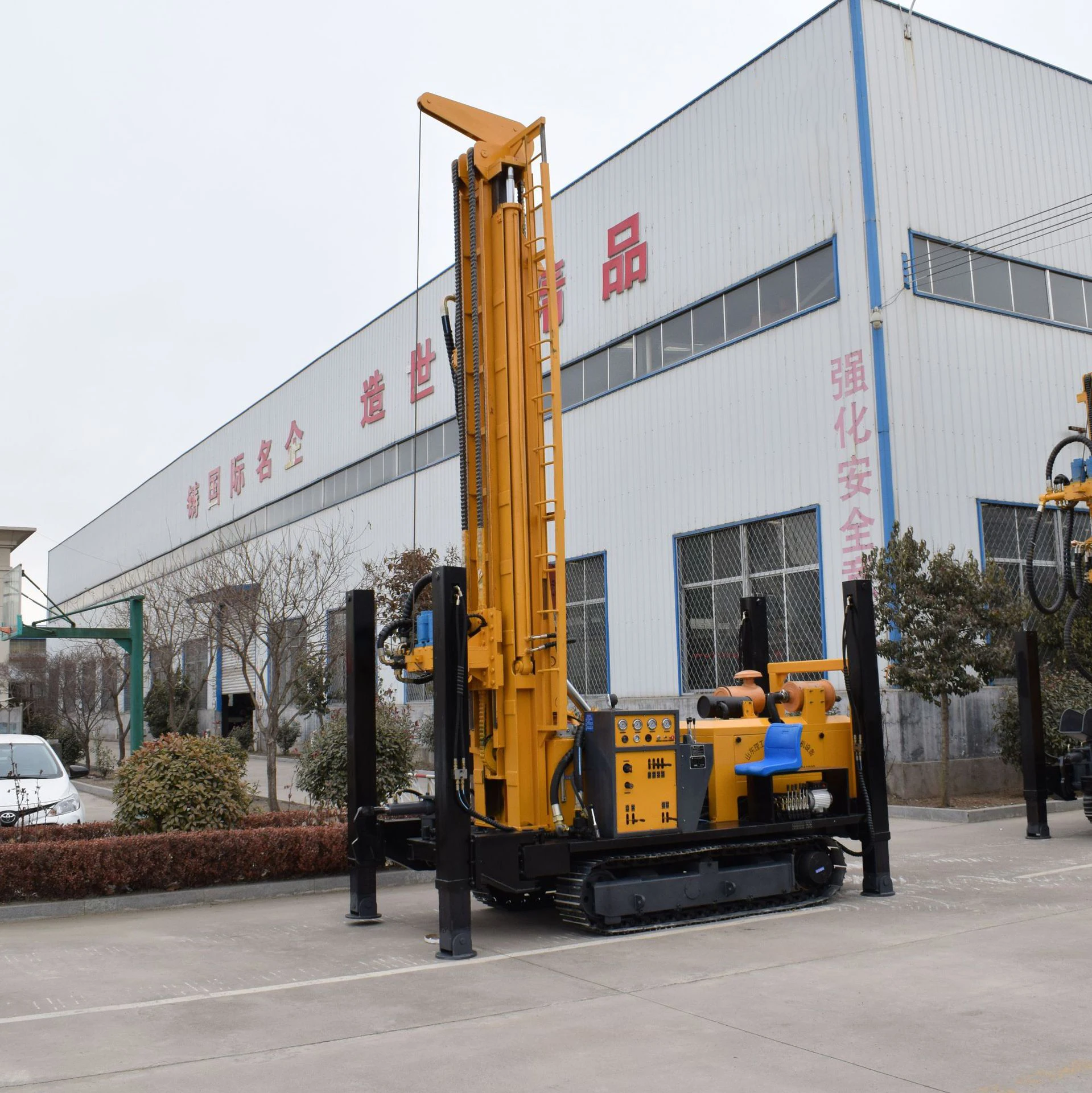 280Meter Big hole diameter easy operation air bore hole water well drill rig