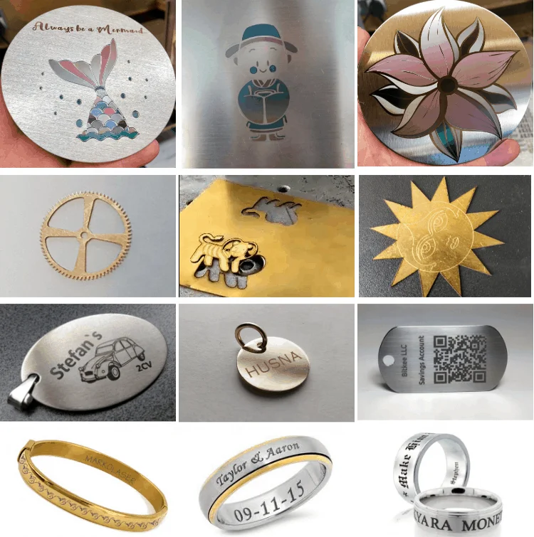 Compact MINI Sale Price 20w 30w RAYCUS Laser Engraving Machine Fibre laser marking machine Metal NameplatePlastic PVC pipe