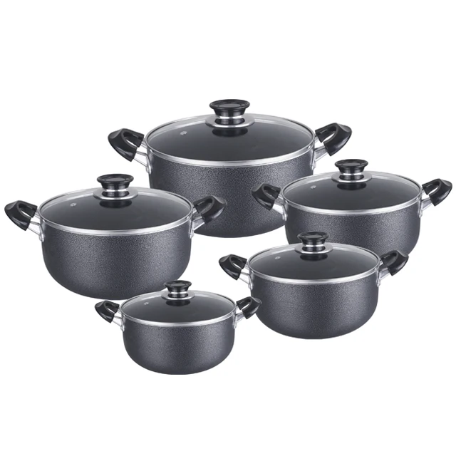 large cooking pots with high temperature resistance feature
