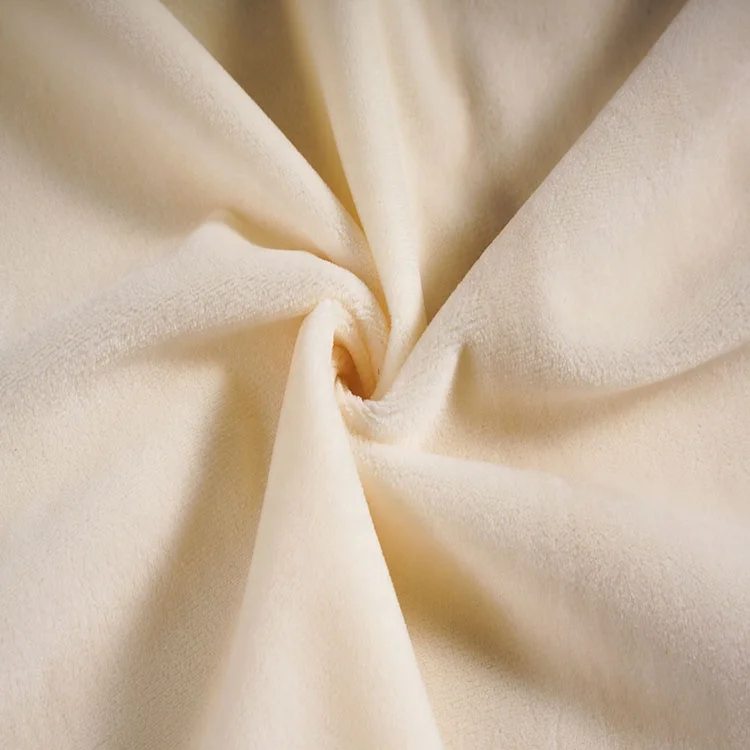 Customized 100% Polyester Soft Supplex Velvet Type Bedsheet Home Textile Fabric