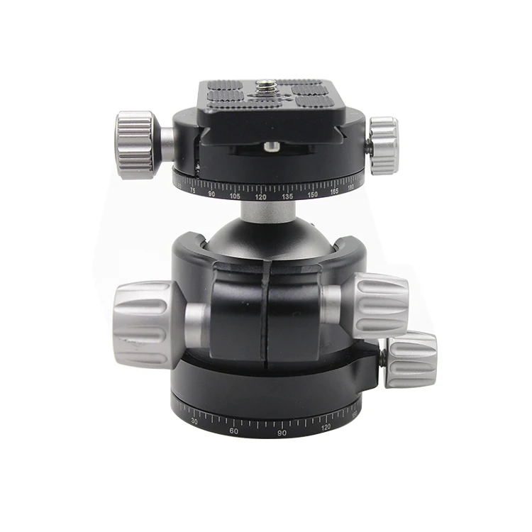 New Developed Aluminum Alloy Professional Double Panoramic Low Gravity Head