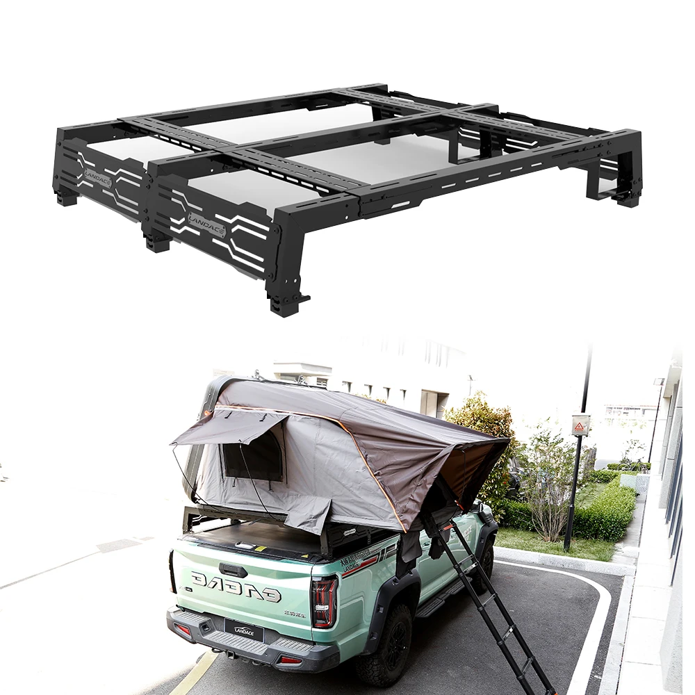 high quality adjustable Hard Stainless steel expandable universal Truck bed rack