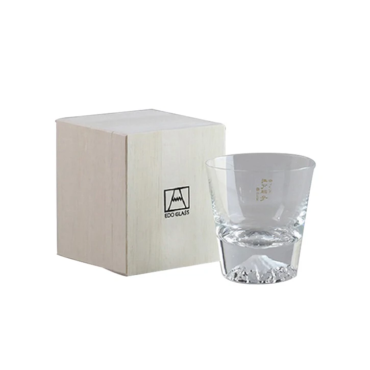 Japanese wholesale custom glass cups hand-made luxury sake glass