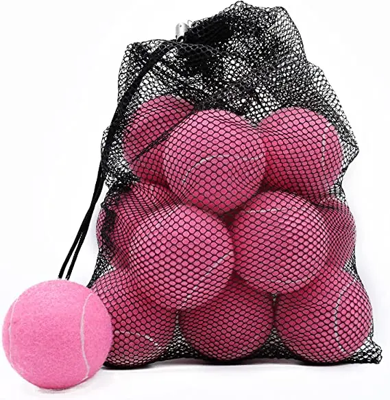 Wholesale Colorful Low Price Low Pressurized Soft Beach Padel Tennis Balls With Mesh Bag