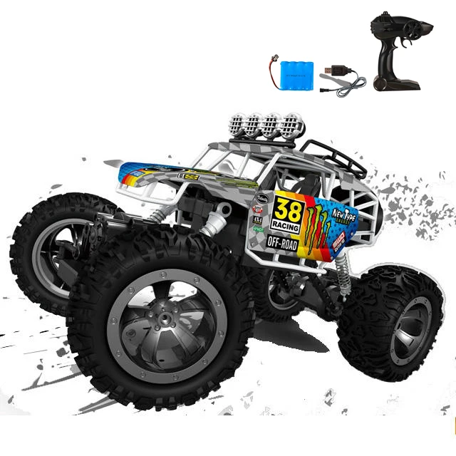 High quality 1:12 obstacle crossing 100M four-wheel aluminum alloy off-road vehicle climbing remote control car toys