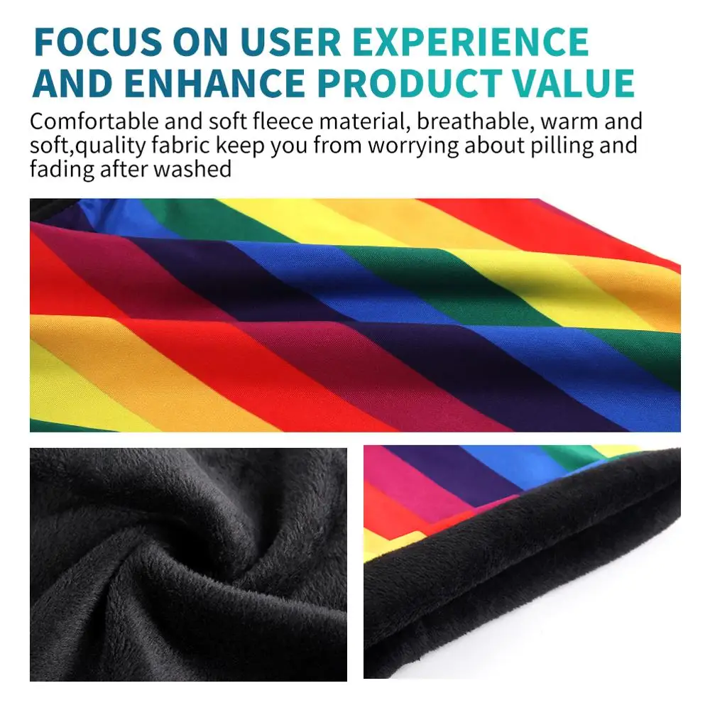 
YIPINU Fleece neck warmer or neck tiara and headscarf winter warm earmuffs 