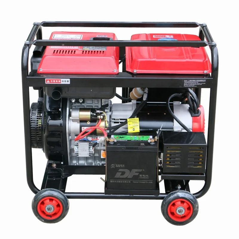 Manufactory Direct Welder 10kw Portable Machine Welding Diesel Generator