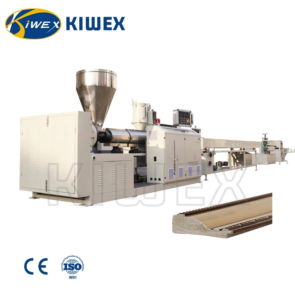 kiwex machinery polystyrene foam profile making machine ps decorate profile extruder machine production line