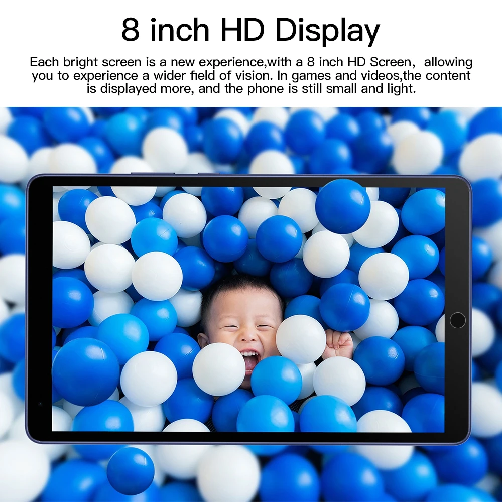 P80 Pad Pro Tablet 8 Inch 6GB RAM 128GB ROM Tablette MTK 6797 10 Core 5300mAh Android 10 Tablets Dual 5G WIFI GPS Tablet PC