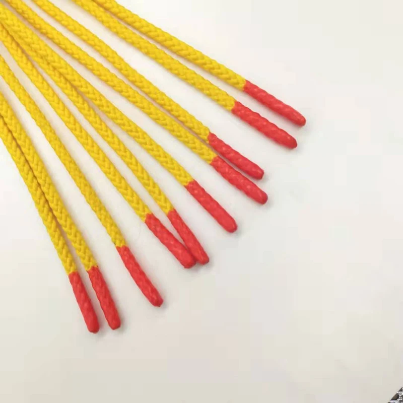 
New fashion Silicone hoodie string tips cord round rope for clothing factory direct sale 