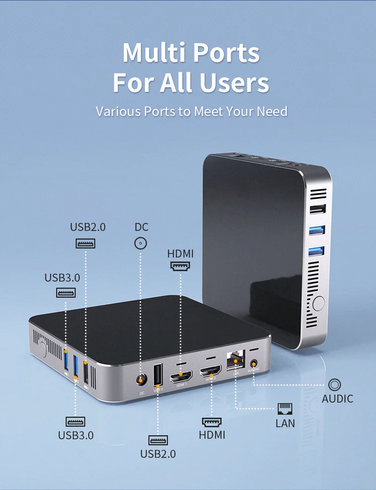 Thin Client ShareRDP FL800M Thin Clients RDP Quad Core RK3288 Zero Client Mini PC for School Computer Lab Office